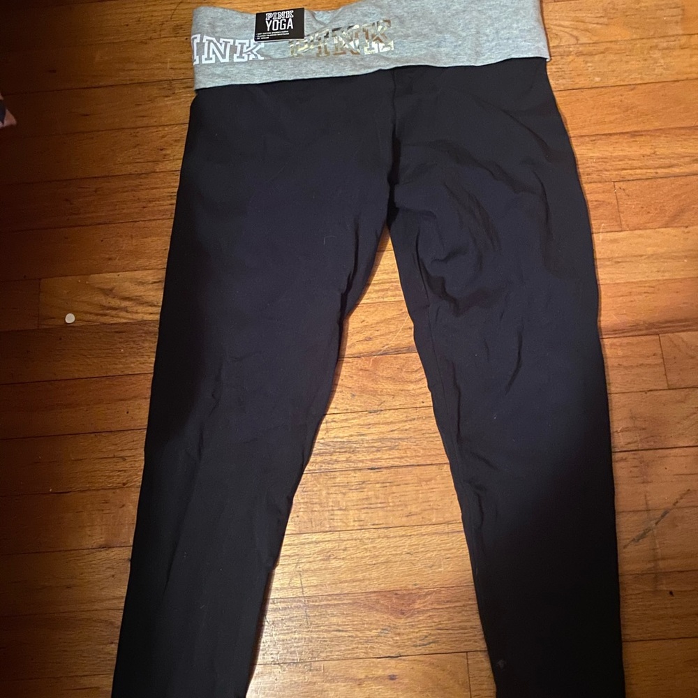 Pink yoga pants